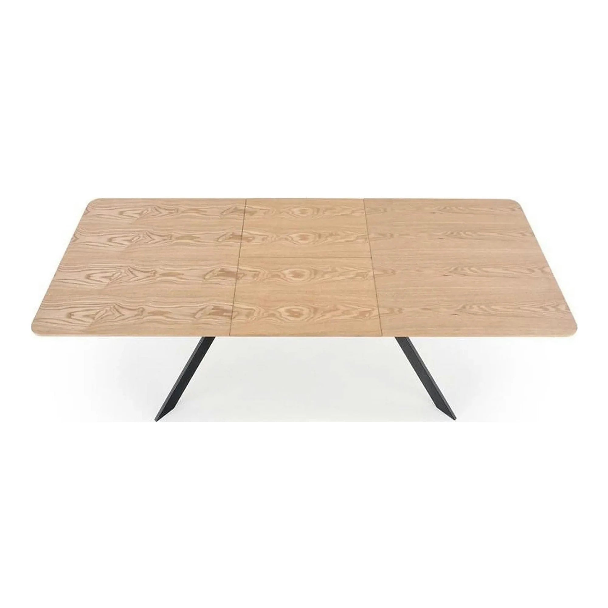 Masa extensibila BACARDI, stejar sonoma/negru, 160/220x90x76 cm
