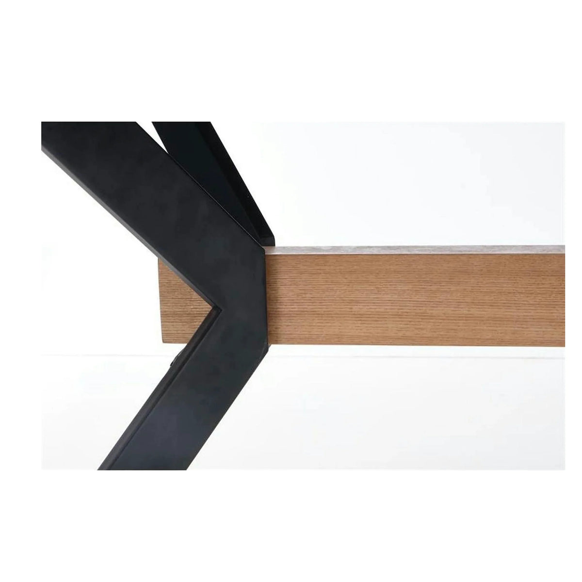 Masa extensibila BACARDI, stejar sonoma/negru, 160/220x90x76 cm