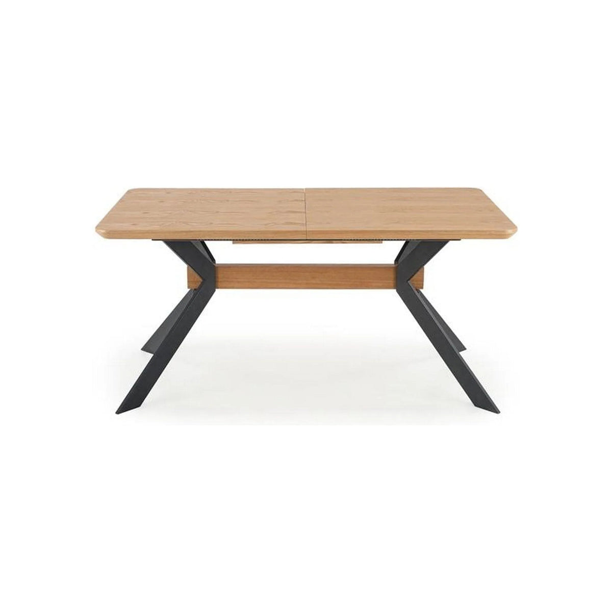 Masa extensibila BACARDI, stejar sonoma/negru, 160/220x90x76 cm