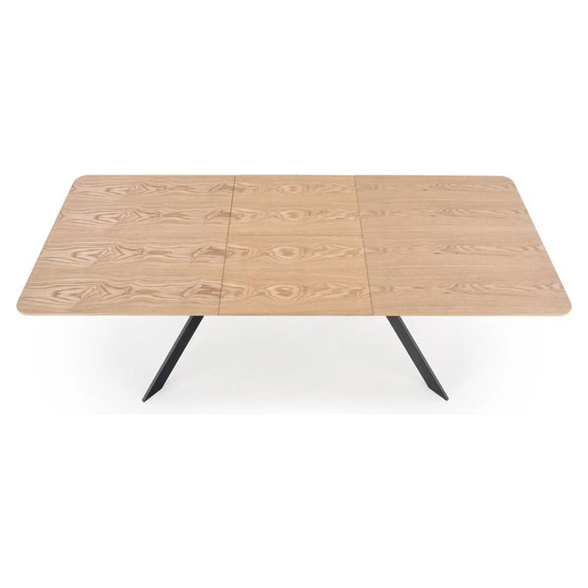 Masa extensibila BACARDI, stejar sonoma/negru, 160/220x90x76 cm