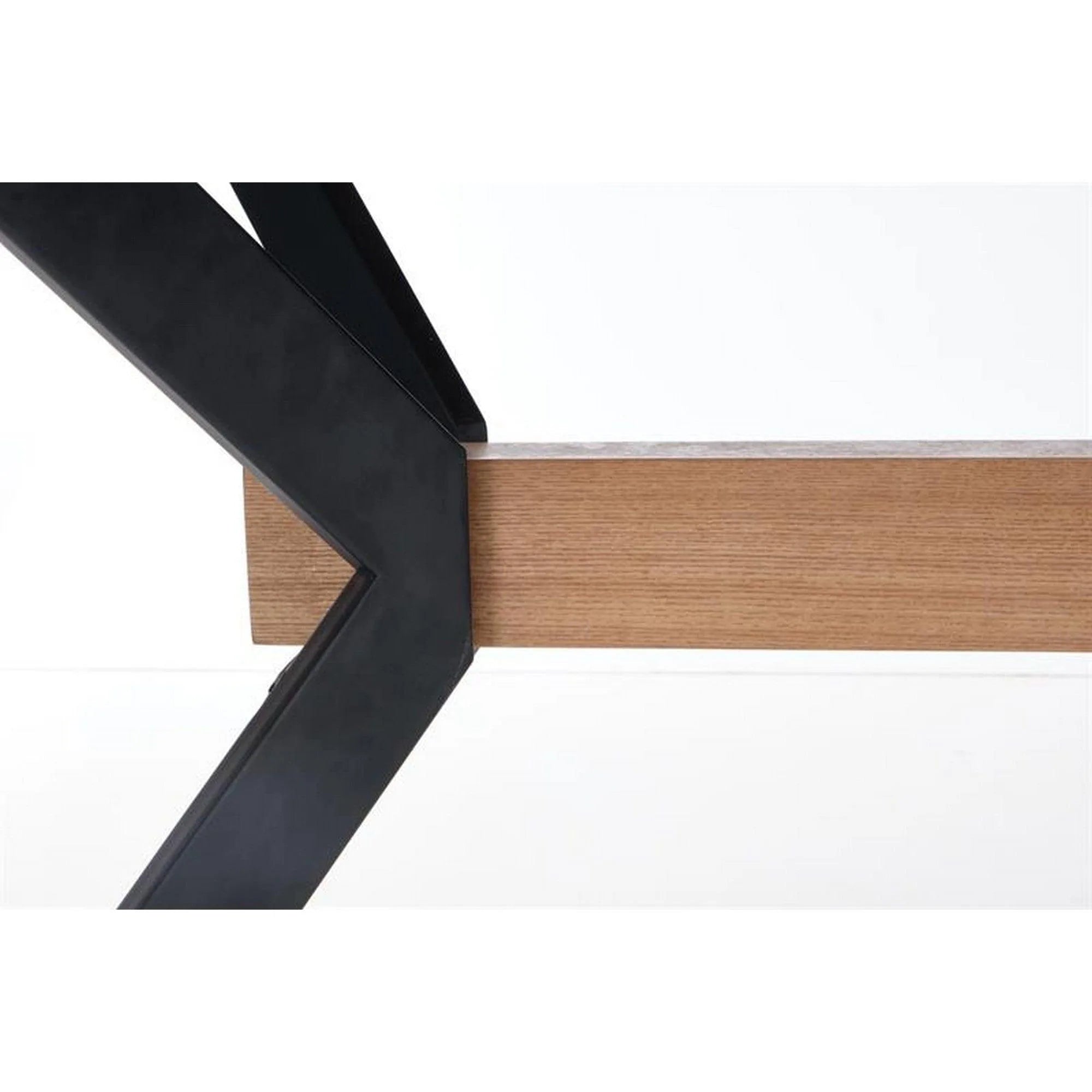 Masa extensibila BACARDI, stejar sonoma/negru, 160/220x90x76 cm