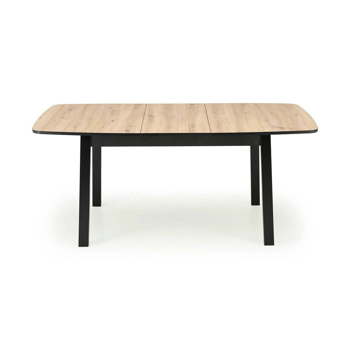 Masa extensibila BARRIL, stejar artisan/negru, 130/170x80x72 cm