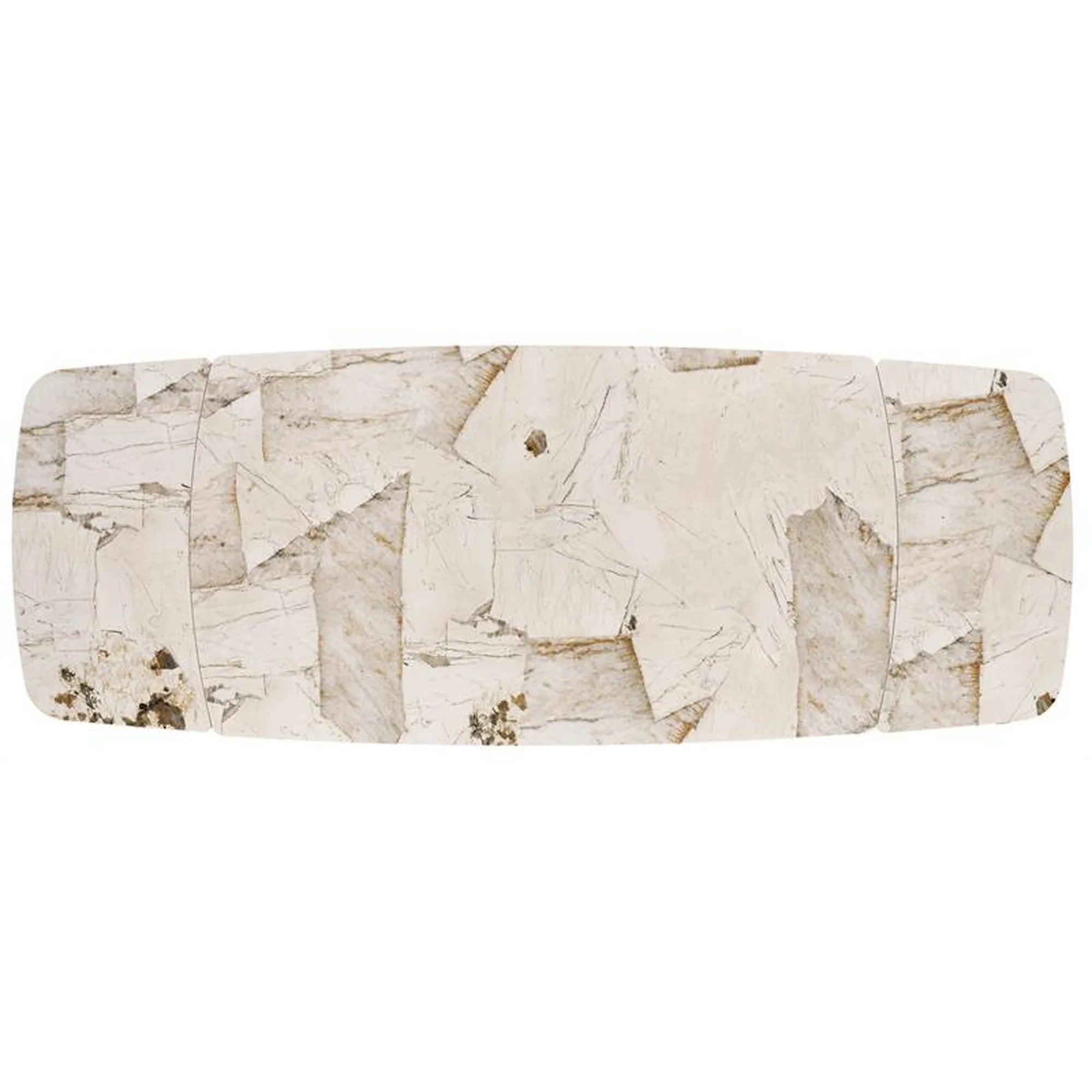 Masa extensibila BENJAMIN, bej/casmir, ceramica/sticla/metal, 160/240x90x77 cm