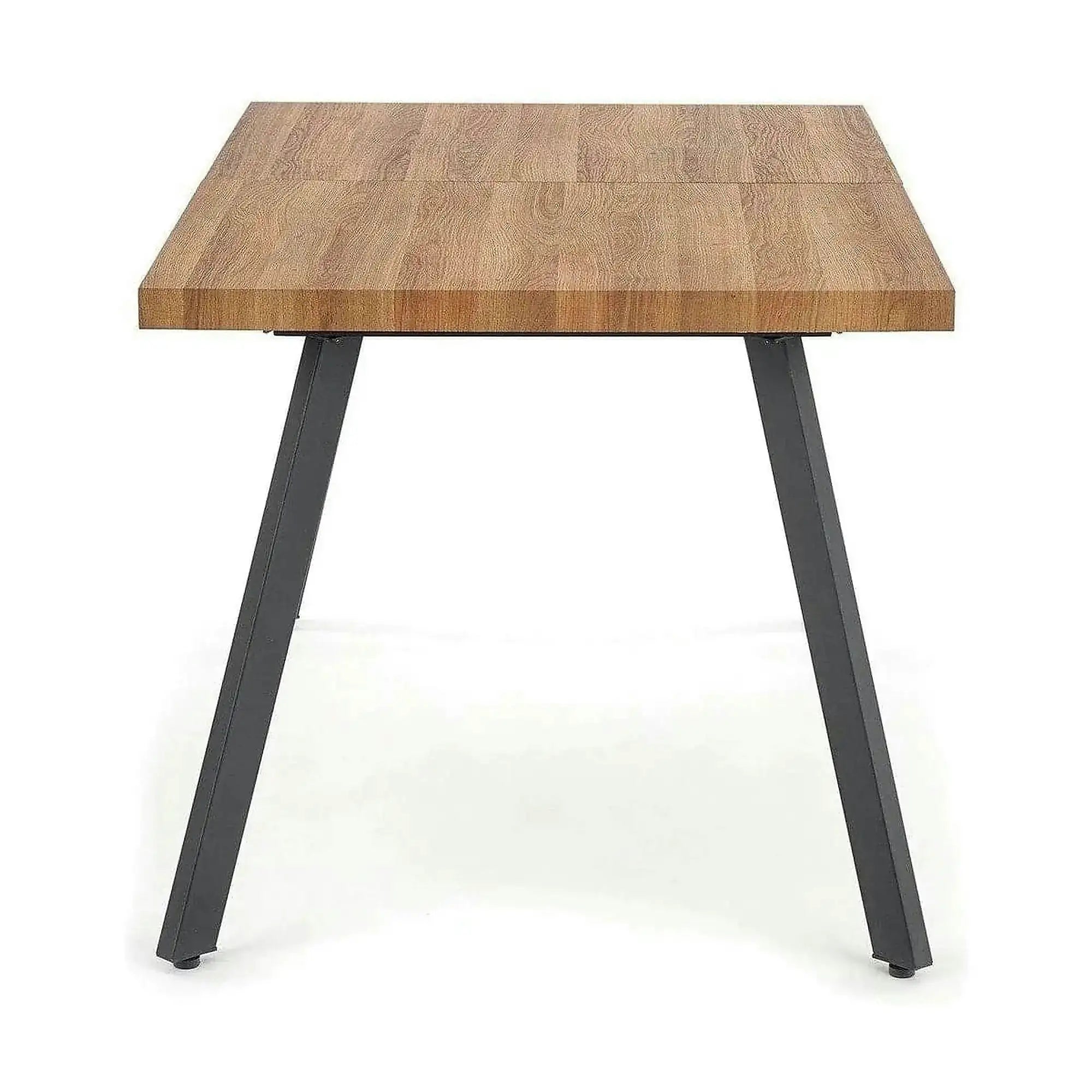 Masa extensibila BERLIN, stejar/negru, 140/180x85x76 cm
