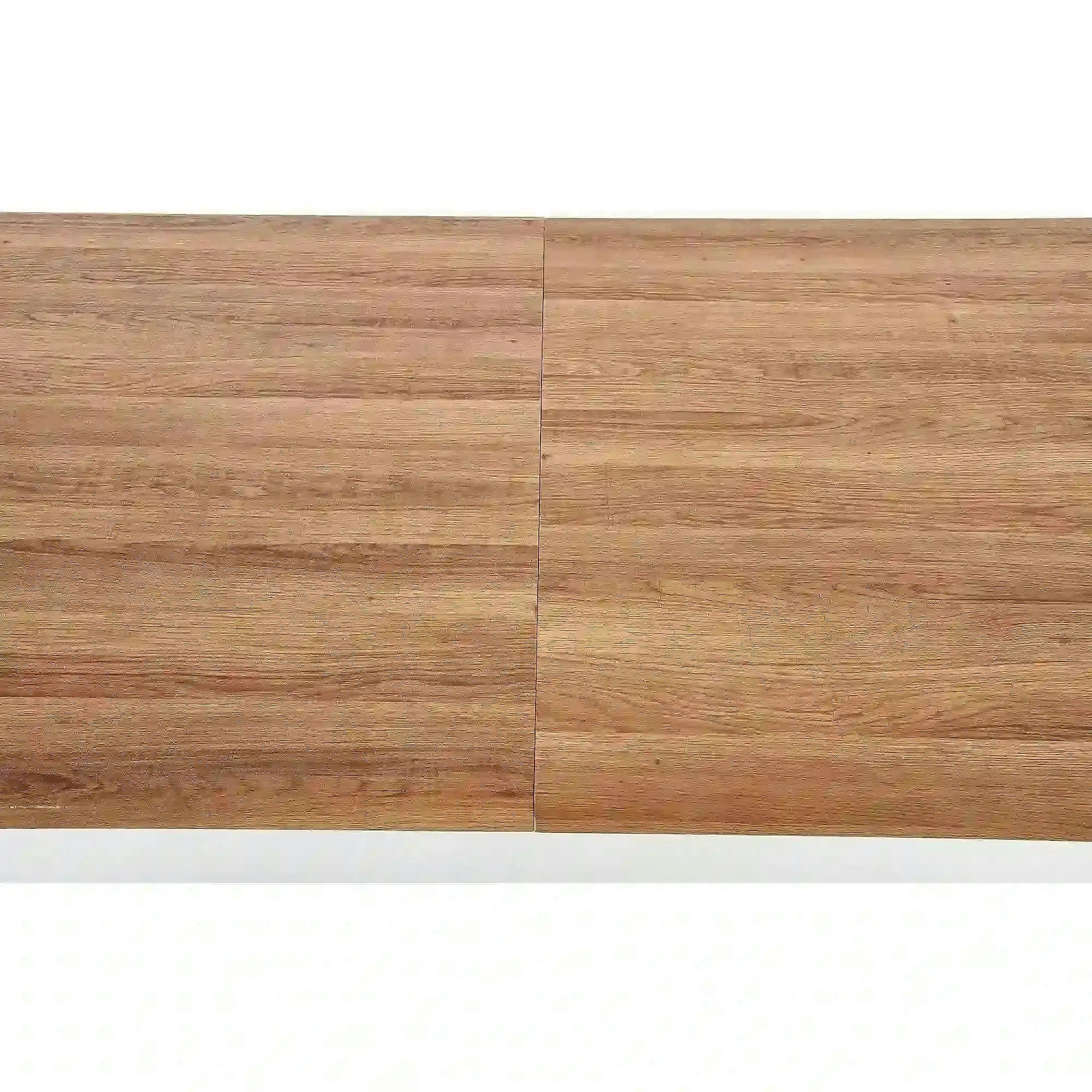 Masa extensibila BERLIN, stejar/negru, 140/180x85x76 cm