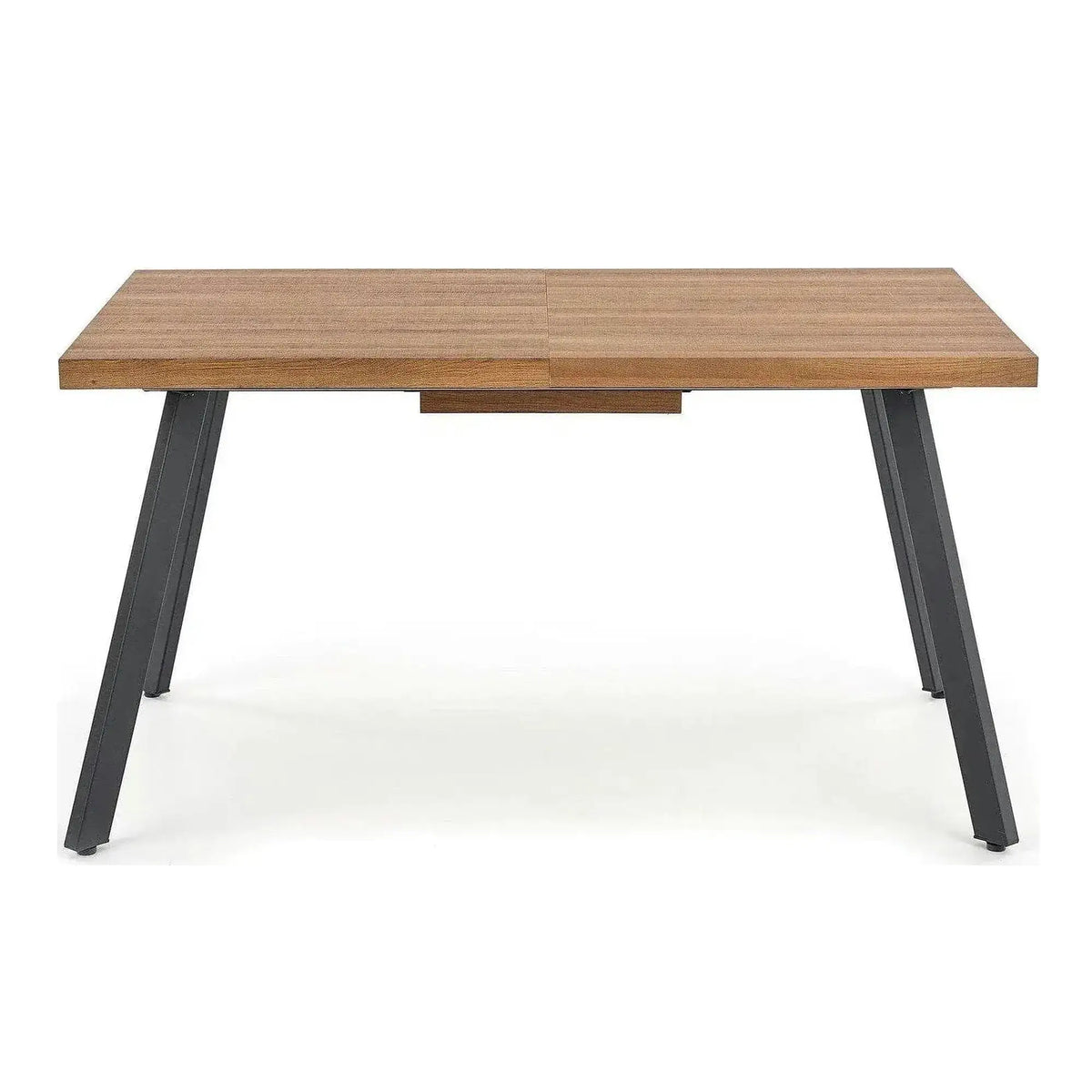 Masa extensibila BERLIN, stejar/negru, 140/180x85x76 cm
