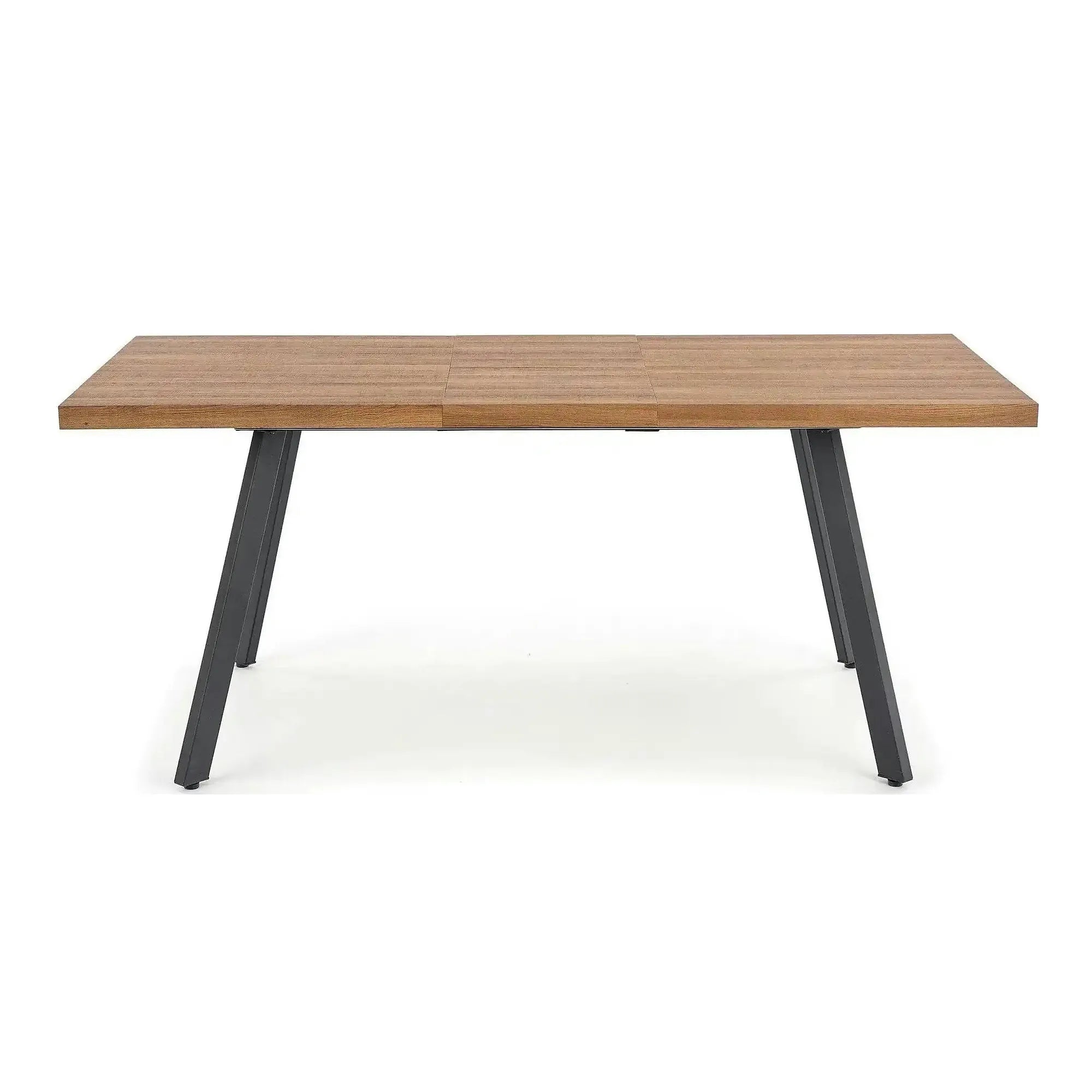 Masa extensibila BERLIN, stejar/negru, 140/180x85x76 cm