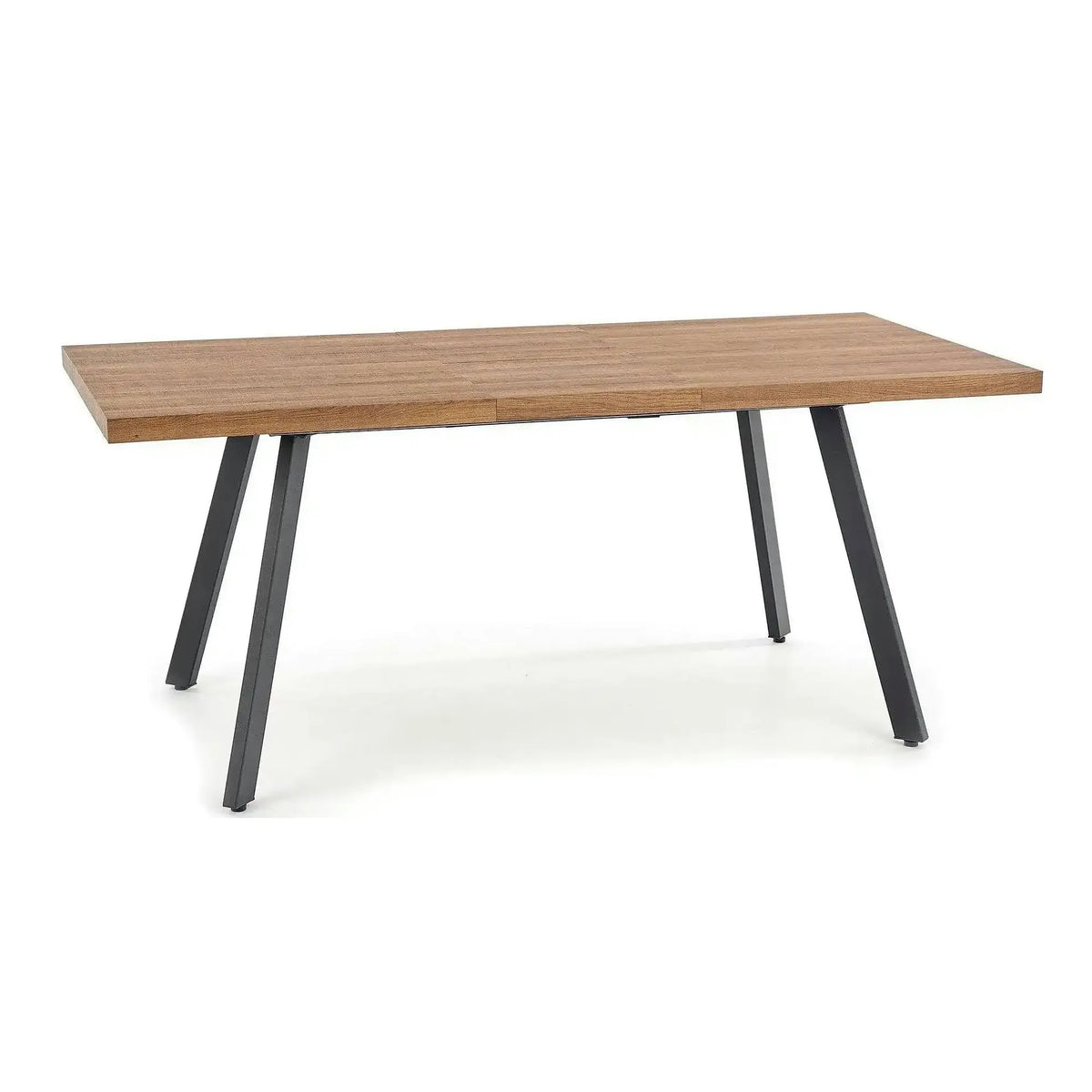 Masa extensibila BERLIN, stejar/negru, 140/180x85x76 cm