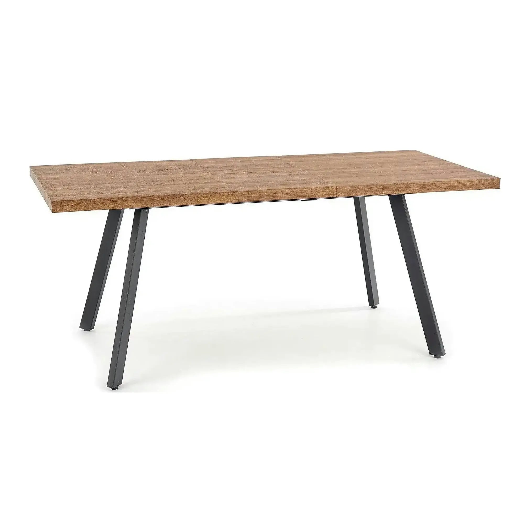 Masa extensibila BERLIN, stejar/negru, 140/180x85x76 cm