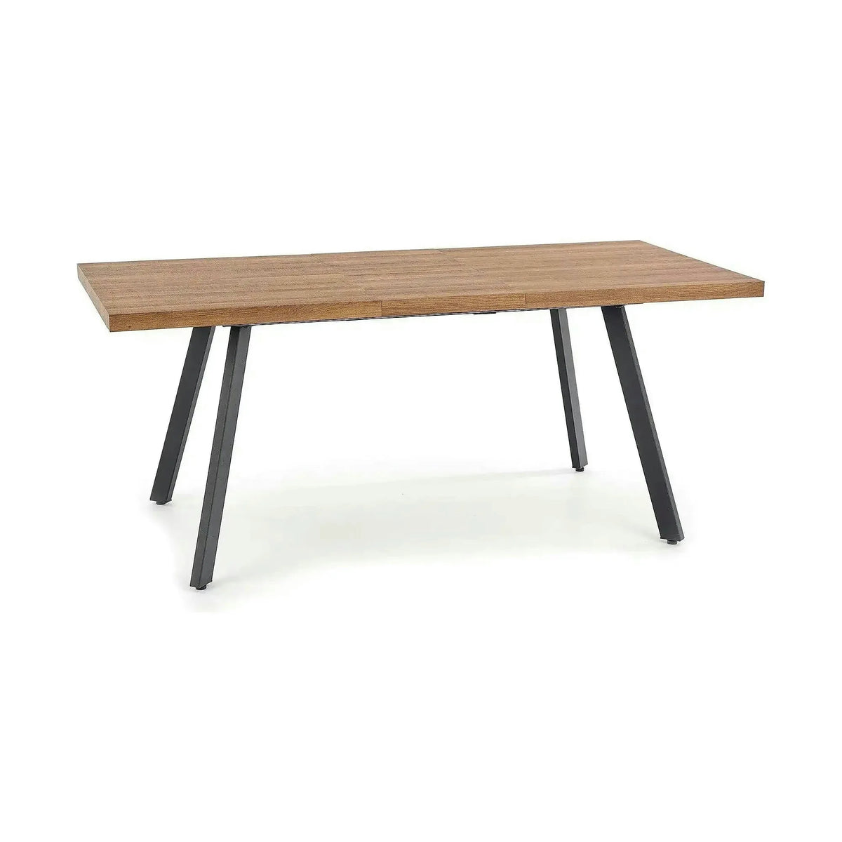 Masa extensibila BERLIN, stejar/negru, 140/180x85x76 cm