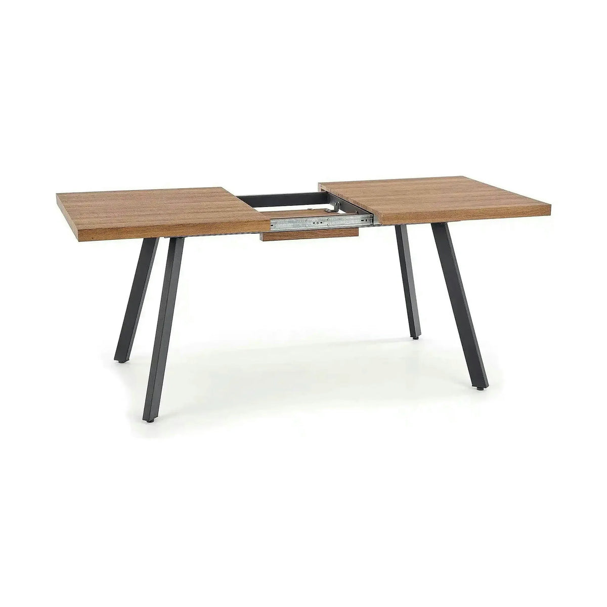 Masa extensibila BERLIN, stejar/negru, 140/180x85x76 cm