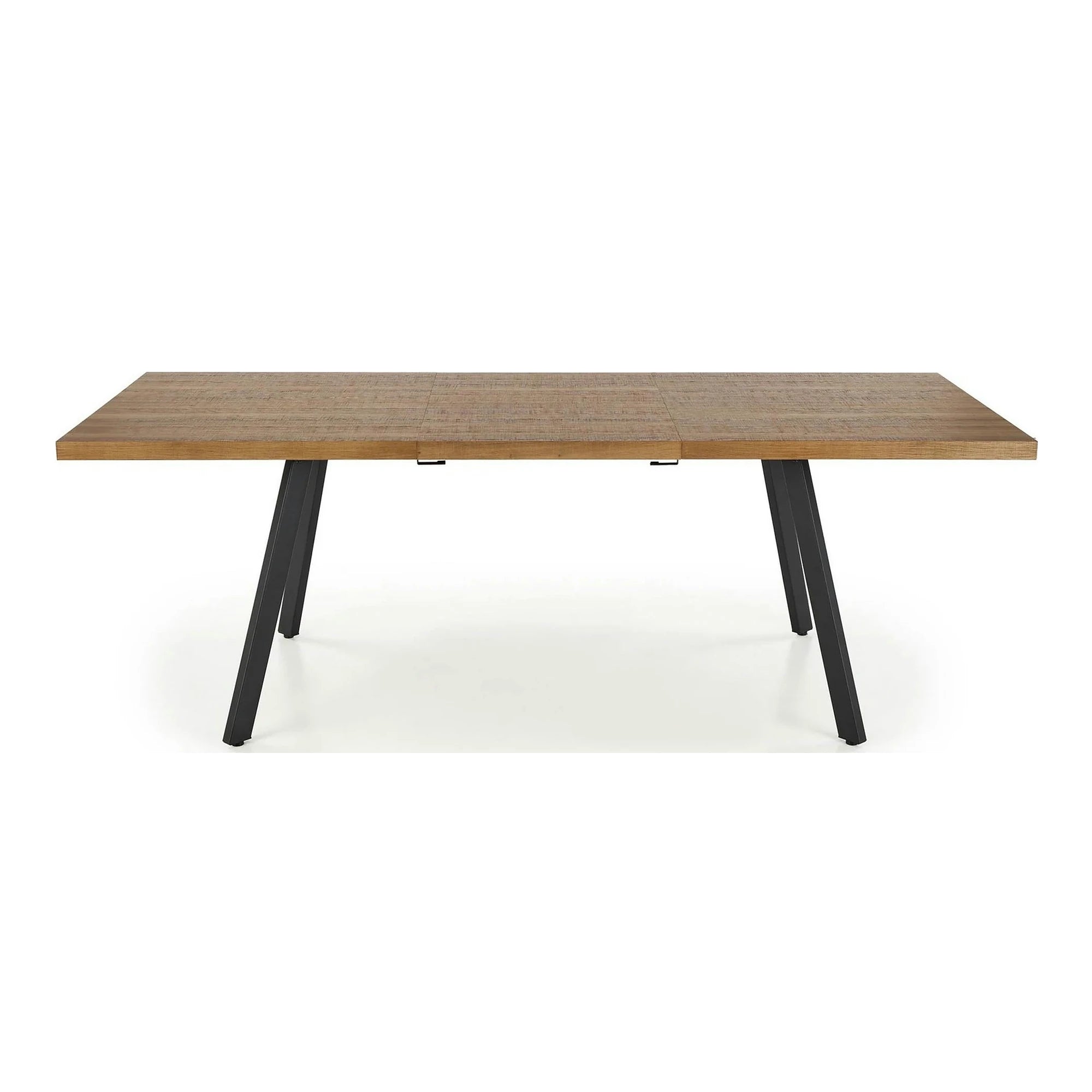 Masa extensibila BERLIN, stejar/negru, 160/220x90x76 cm