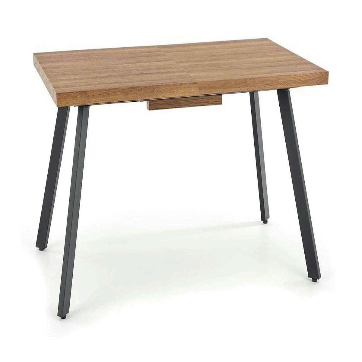 Masa extensibila BERLIN, stejar/negru, 160/220x90x76 cm