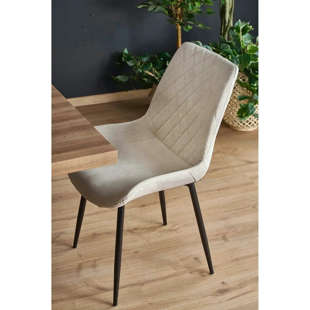 Masa extensibila BERLIN, stejar/negru, 160/220x90x76 cm
