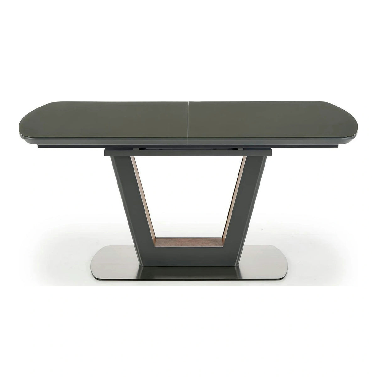 Masa extensibila BILOTTI, gri antracit/nuc, 160/200x90x76 cm