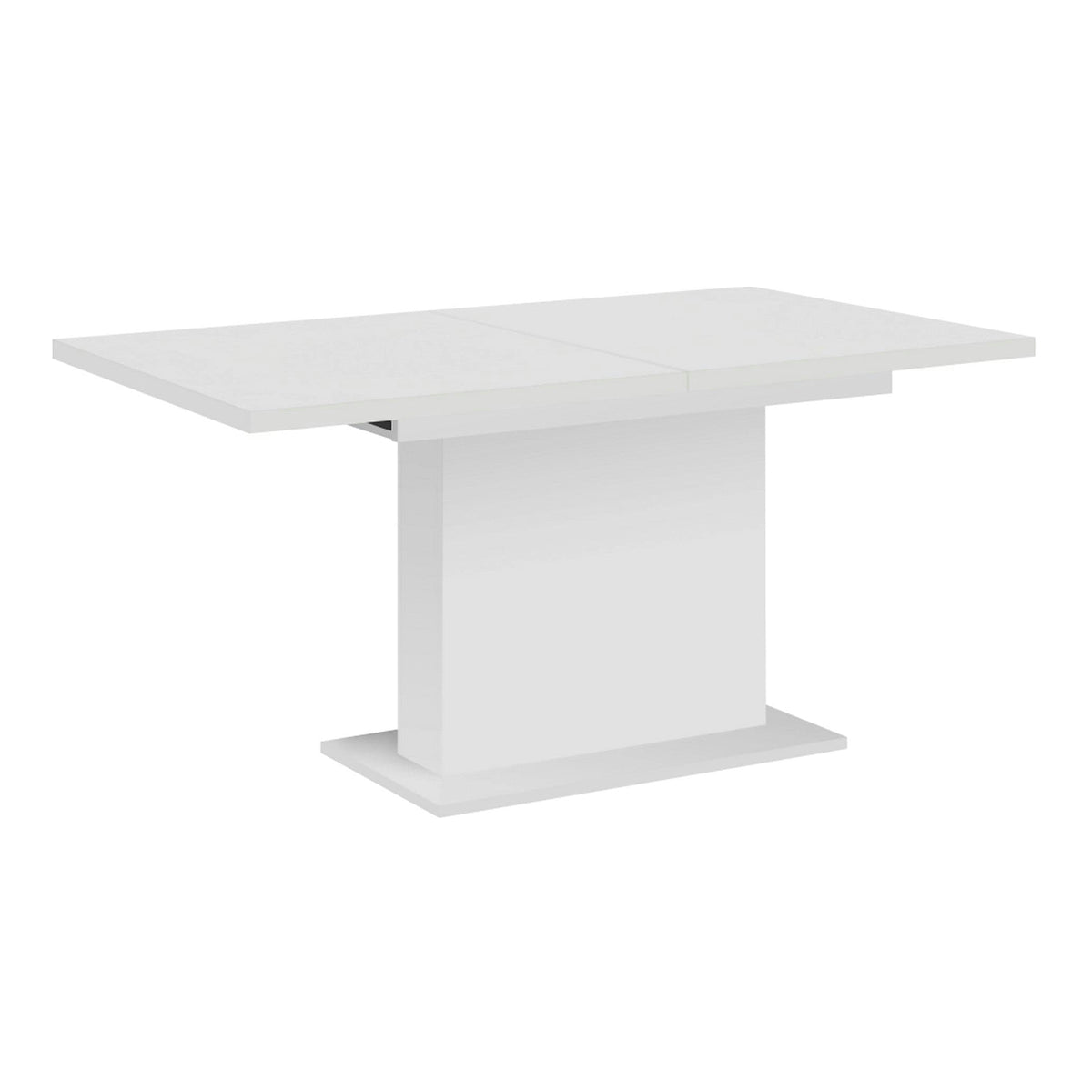 Masa extensibila BOBA, alb, DTD laminat, 160/200x90x77 cm