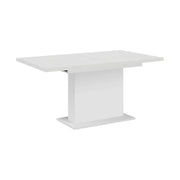 Masa extensibila BOBA, alb, DTD laminat, 160/200x90x77 cm