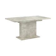 Masa extensibila BOBA, gri beton, DTD laminat, 160/200x90x77 cm
