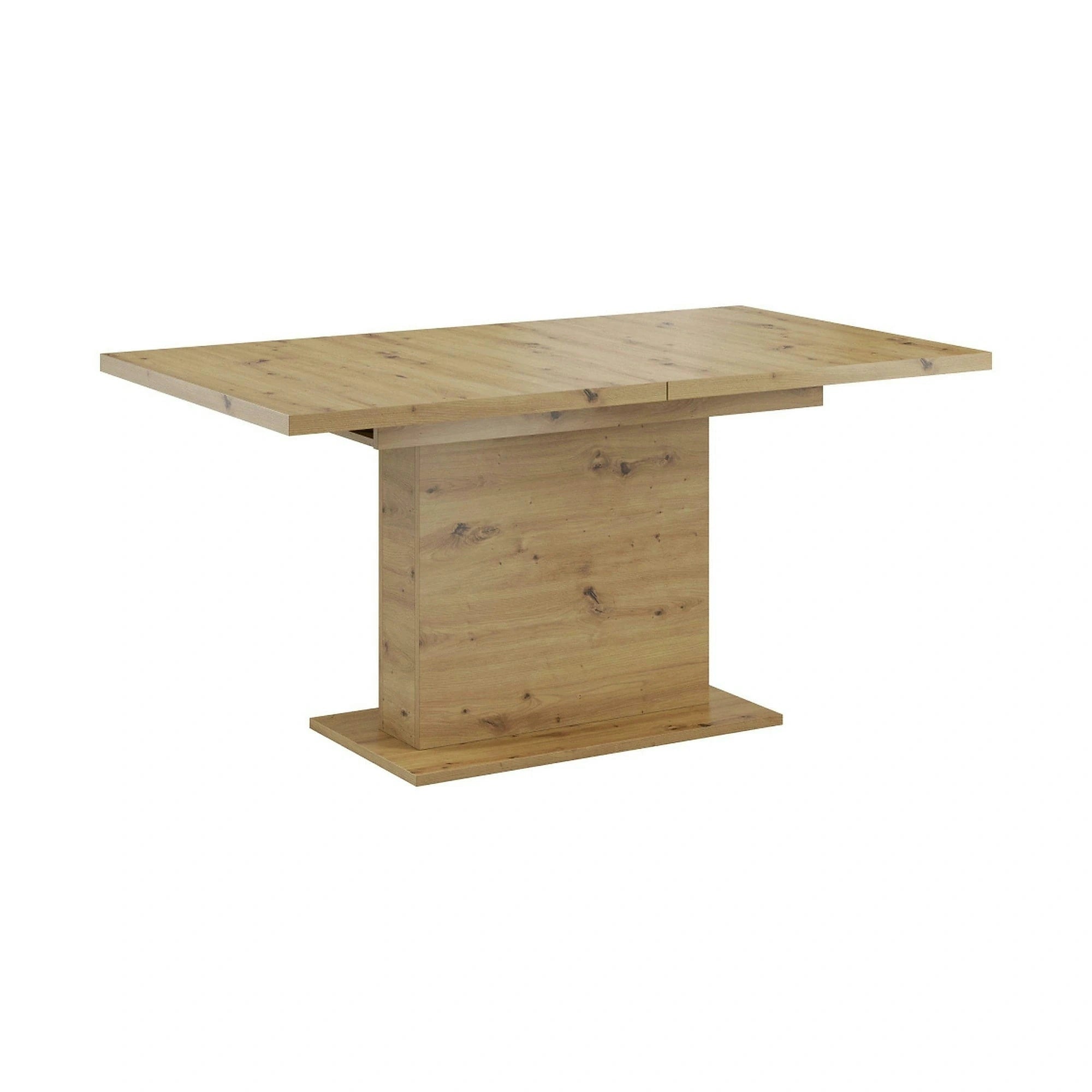 Masa extensibila BOBA, stejar artisan, DTD laminat, 160/200x90x77 cm