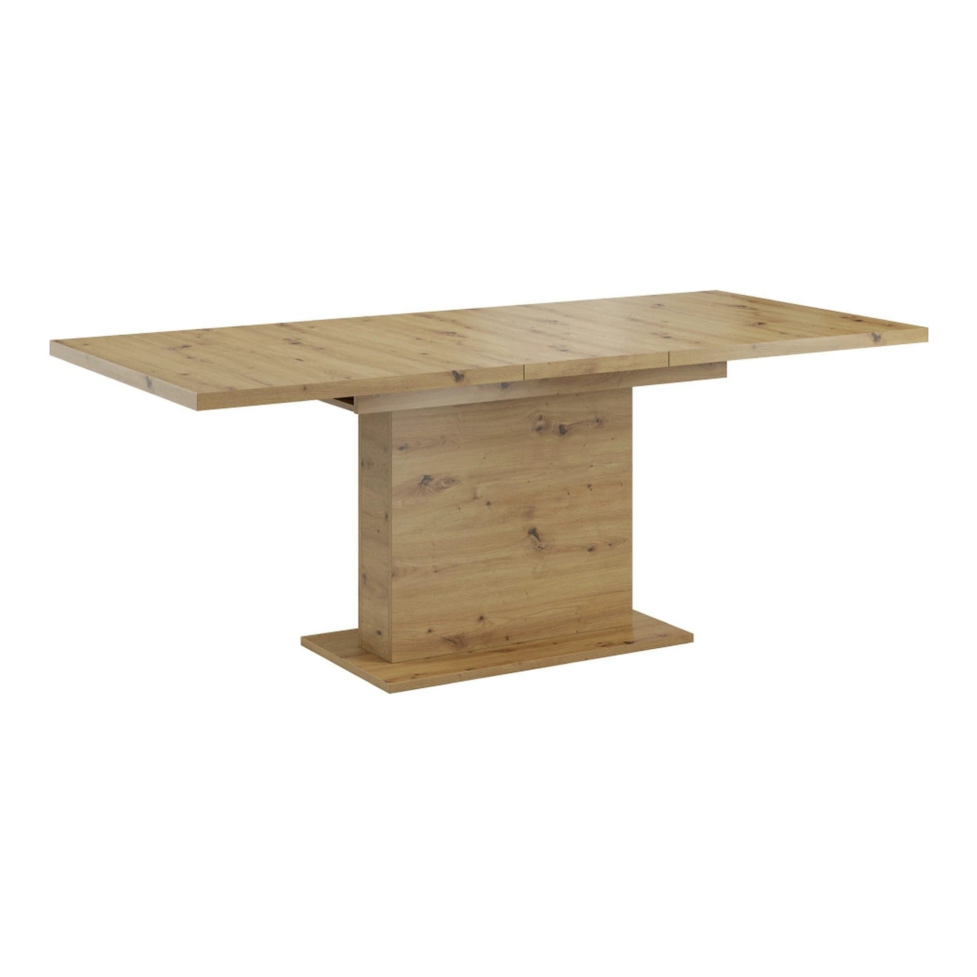 Masa extensibila BOBA, stejar artisan, DTD laminat, 160/200x90x77 cm