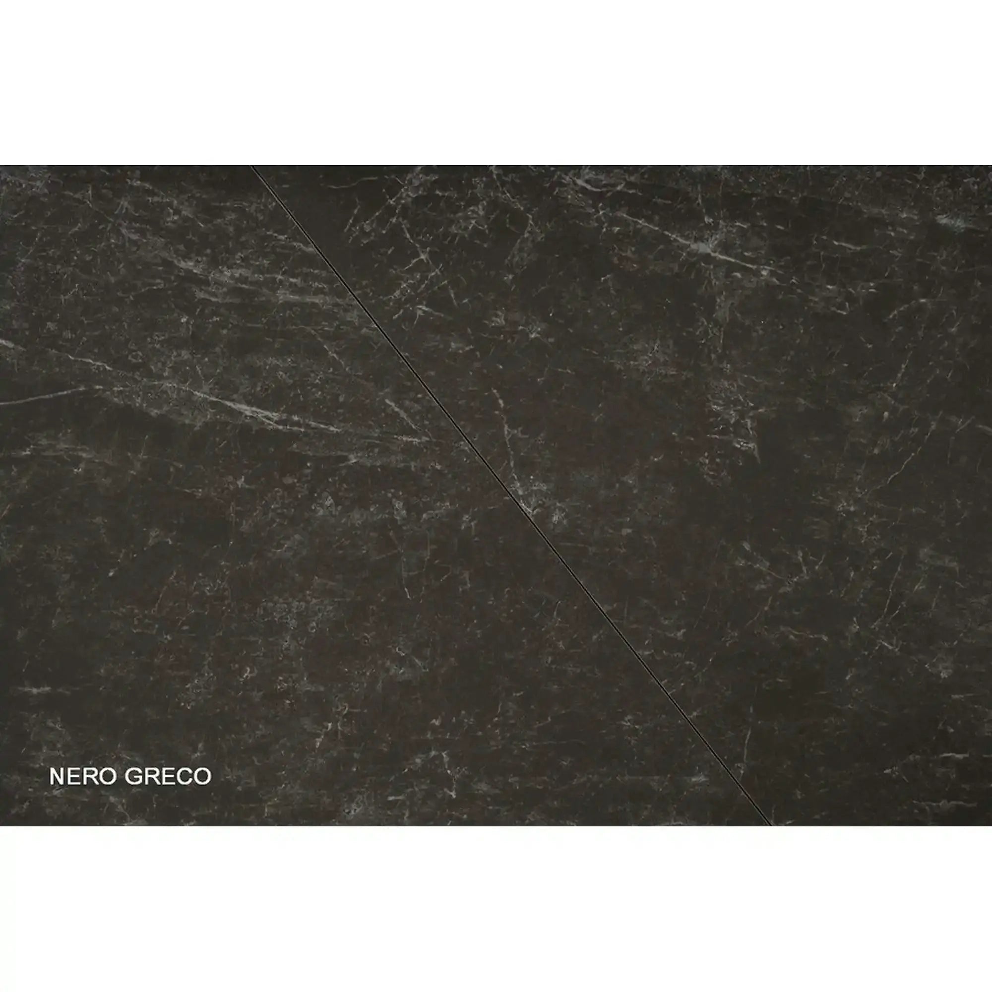 Masa extensibila BONUCCI, negru cu efect de marmura/maro, 200/250x98x76 cm