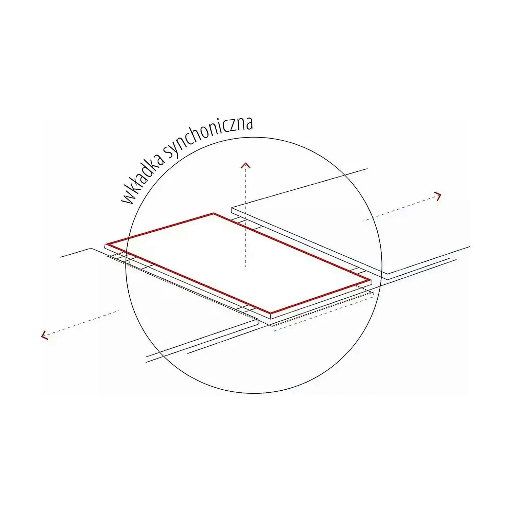 Masa extensibila BONUCCI, negru cu efect de marmura/maro, 200/250x98x76 cm