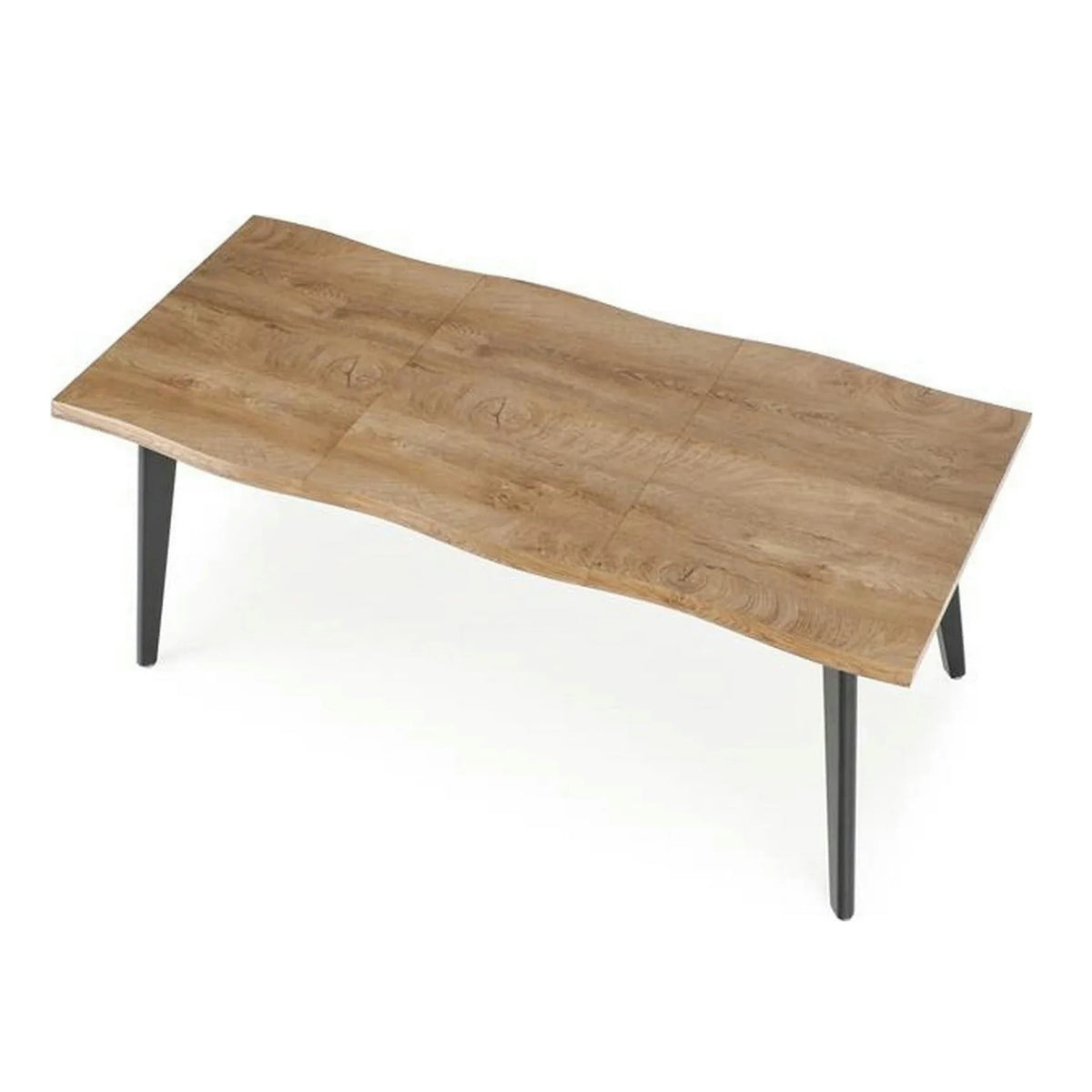 Masa extensibila bucatarie DICKSON, stejar miere/negru, 150/210x90x75 cm