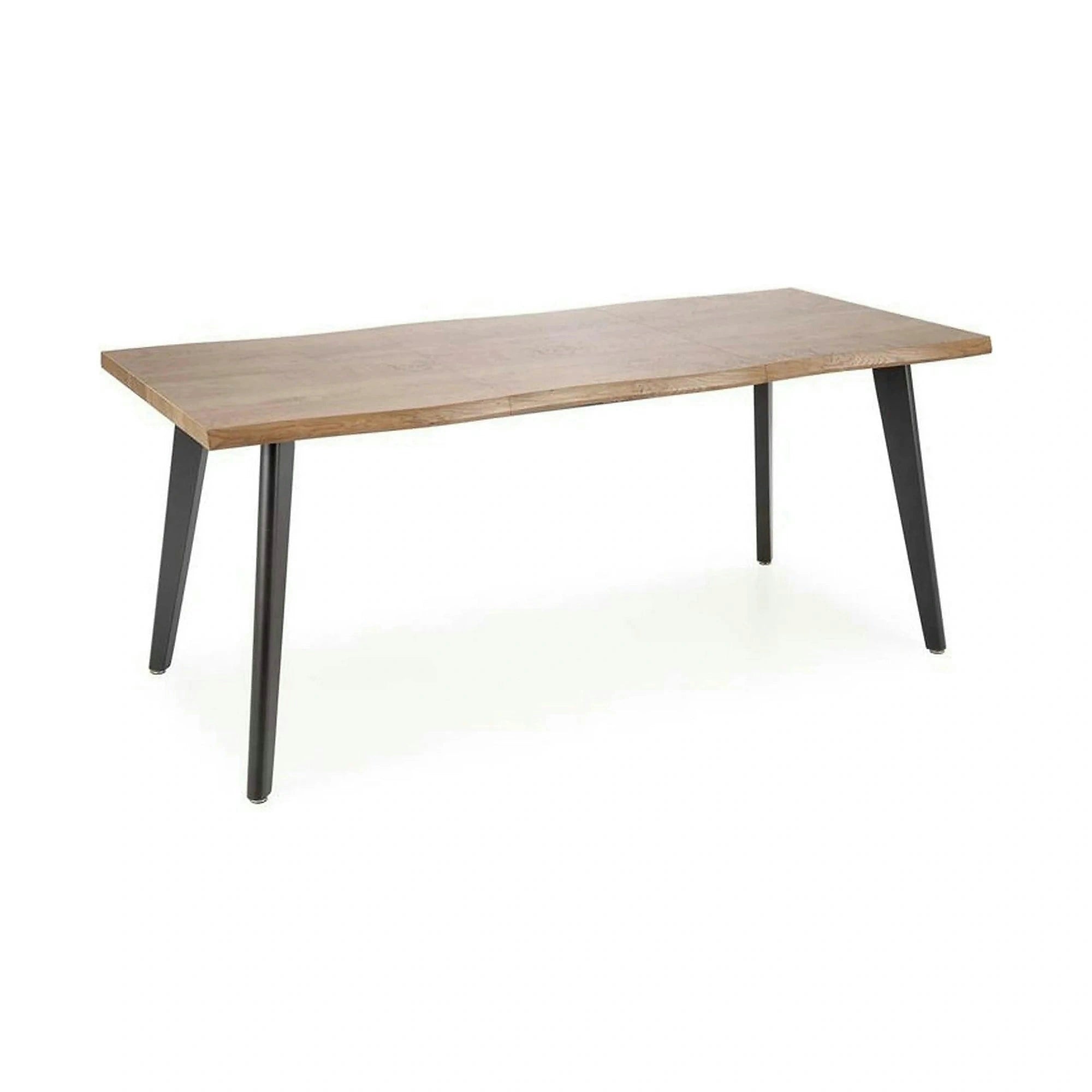 Masa extensibila bucatarie DICKSON, stejar miere/negru, 150/210x90x75 cm