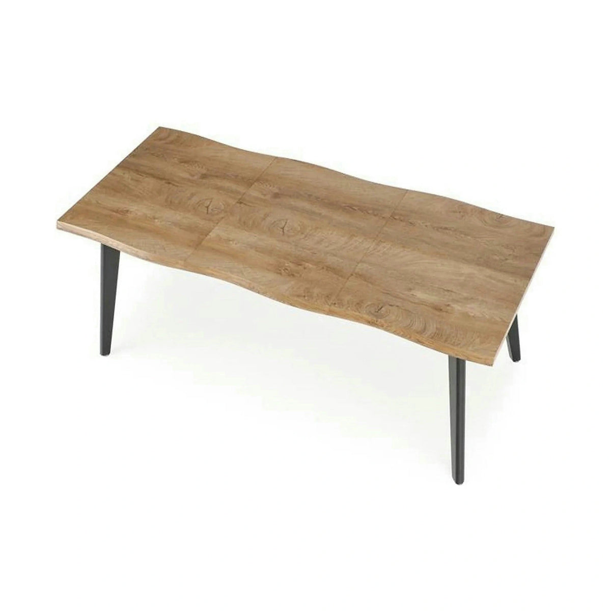 Masa extensibila bucatarie DICKSON, stejar miere/negru, 150/210x90x75 cm