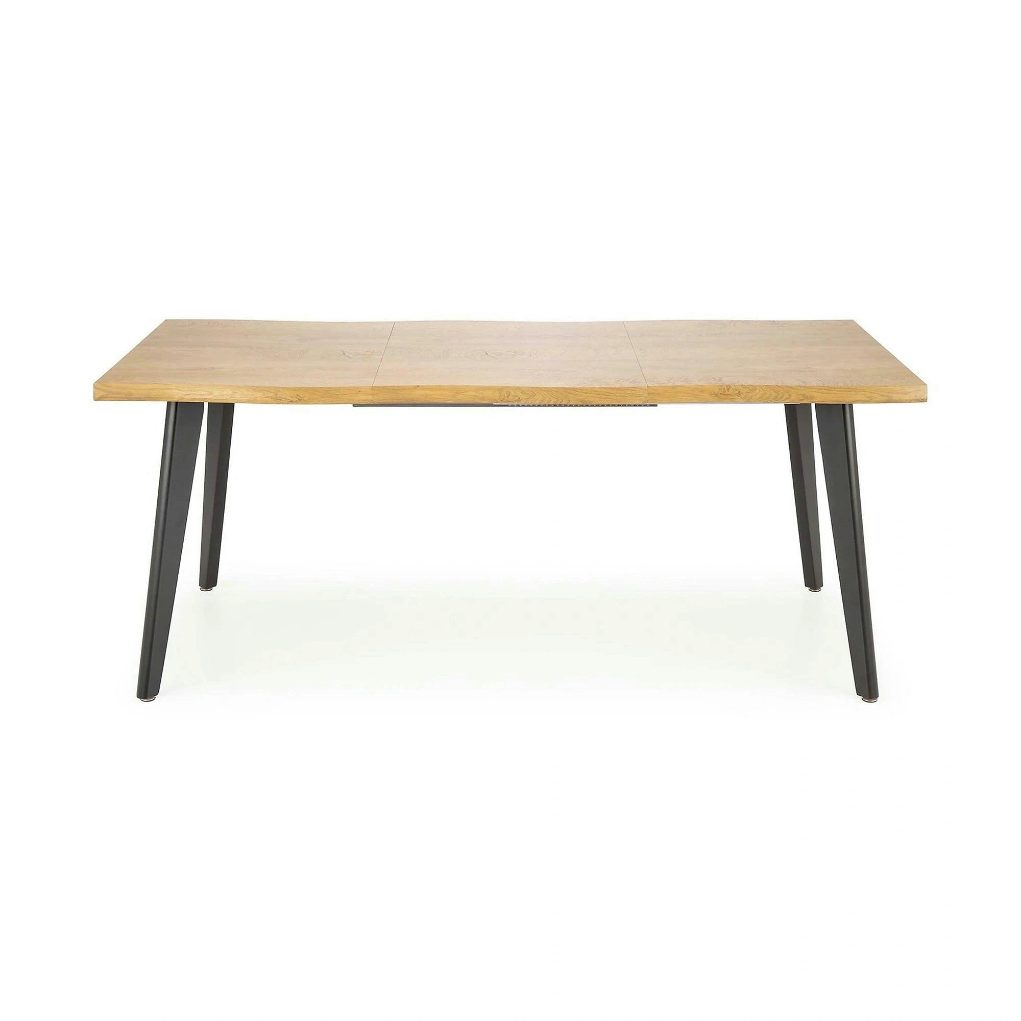 Masa extensibila bucatarie DICKSON, stejar miere/negru, 150/210x90x75 cm