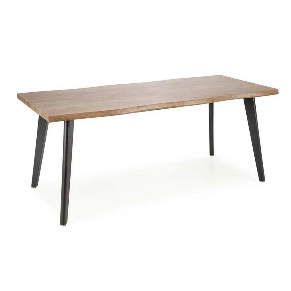 Masa extensibila bucatarie DICKSON, stejar miere/negru, 150/210x90x75 cm