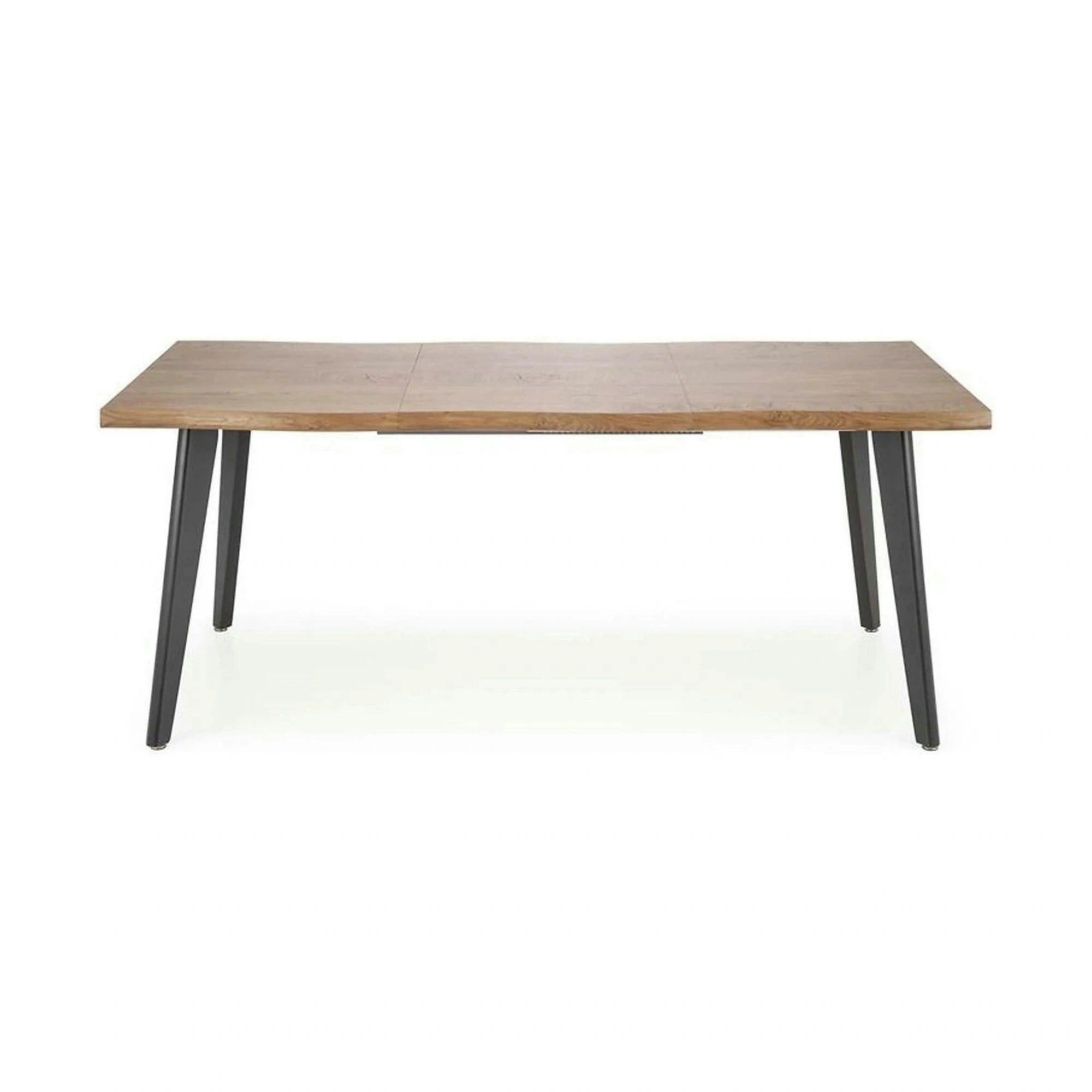 Masa extensibila bucatarie DICKSON, stejar miere/negru, 150/210x90x75 cm