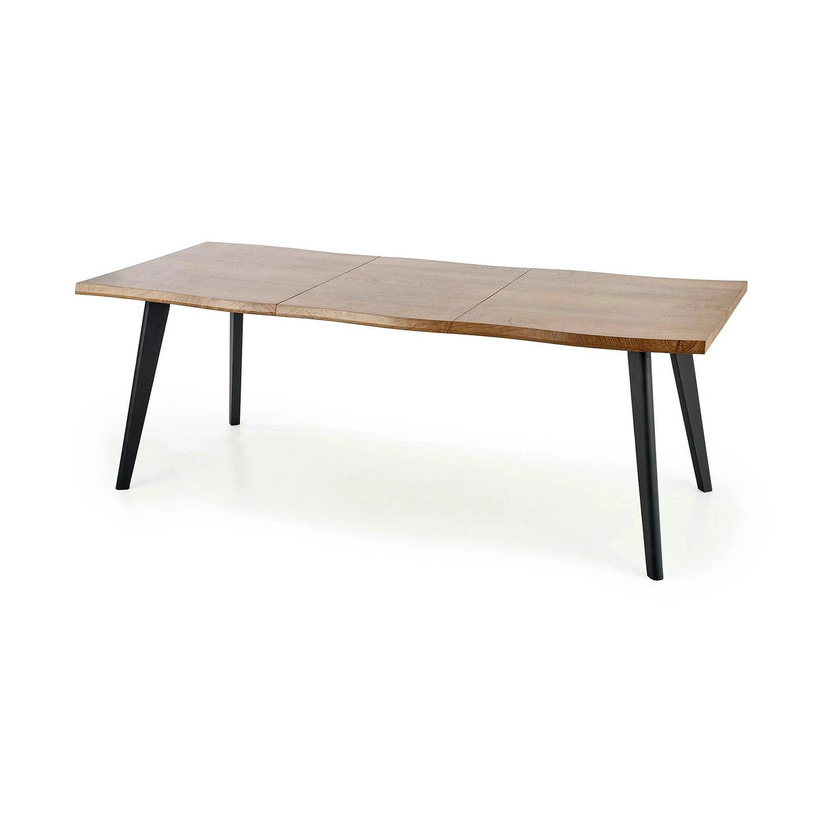 Masa extensibila bucatarie DICKSON, stejar natural, 120-180x80x75 cm