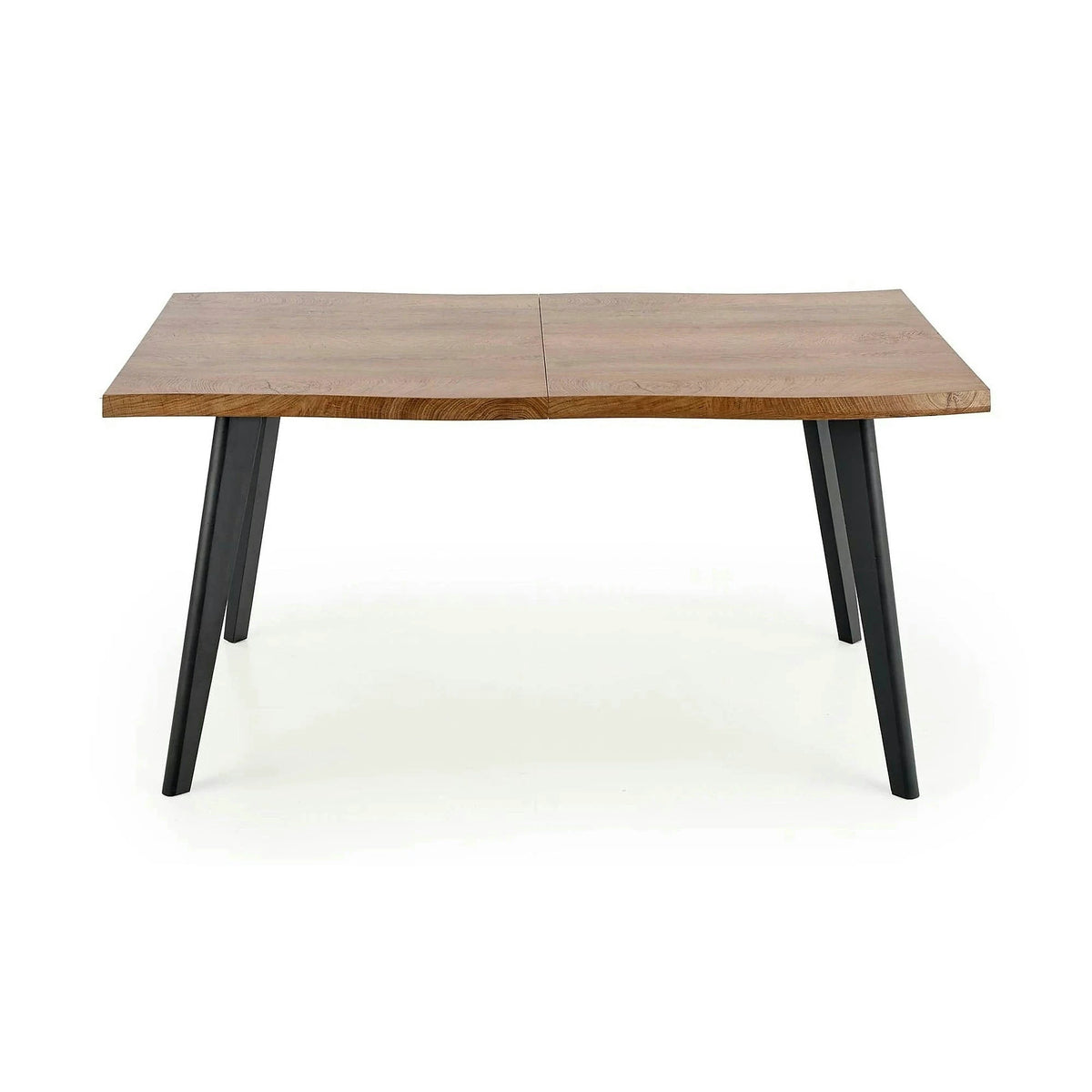 Masa extensibila bucatarie DICKSON, stejar natural/negru, 150/210x90x75 cm