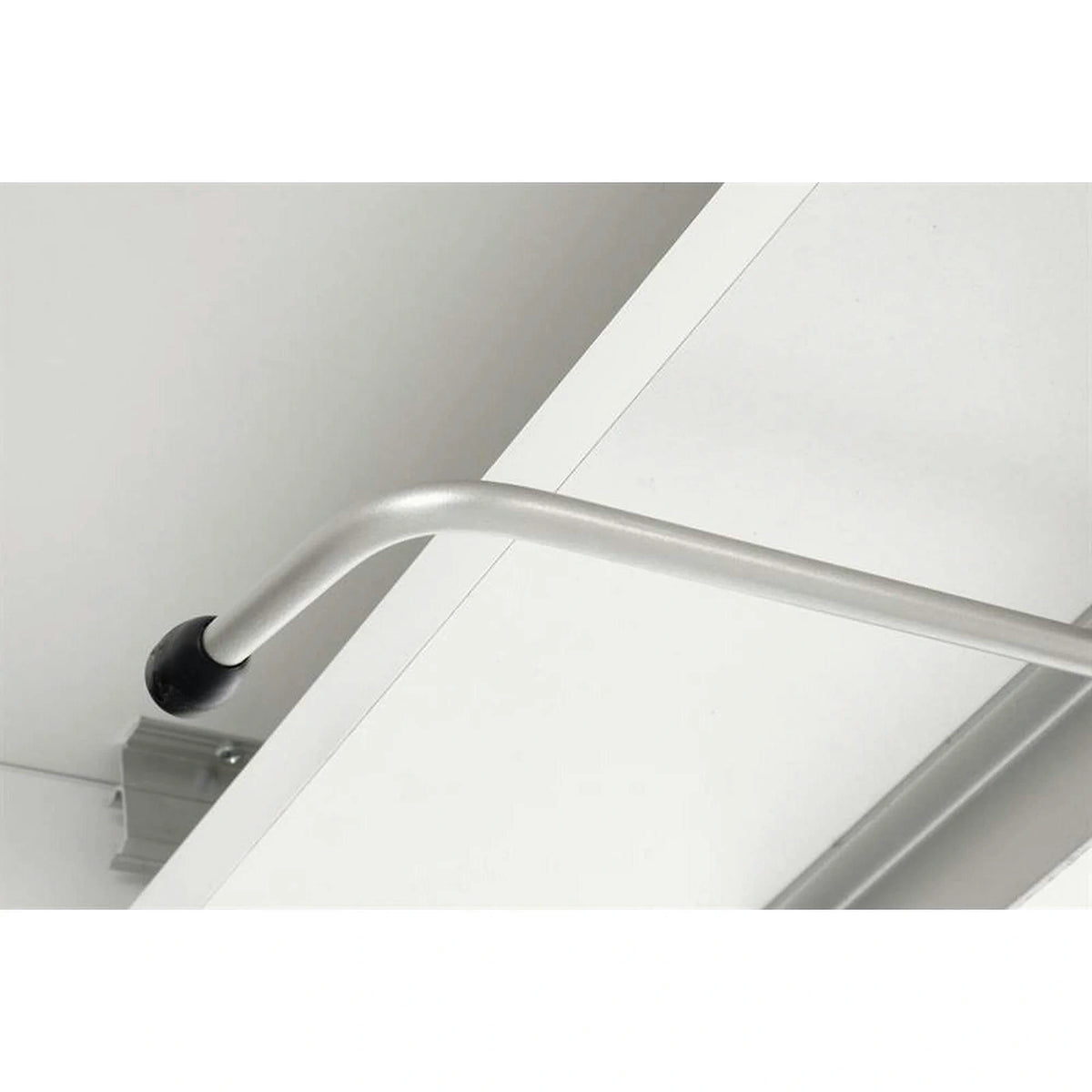 Masa extensibila BUSETTI, alb mat, PAL, 126/167x70x56/74 cm