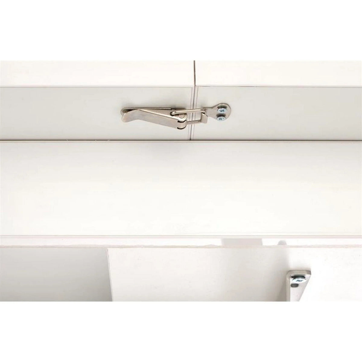 Masa extensibila BUSETTI, alb mat, PAL, 126/167x70x56/74 cm