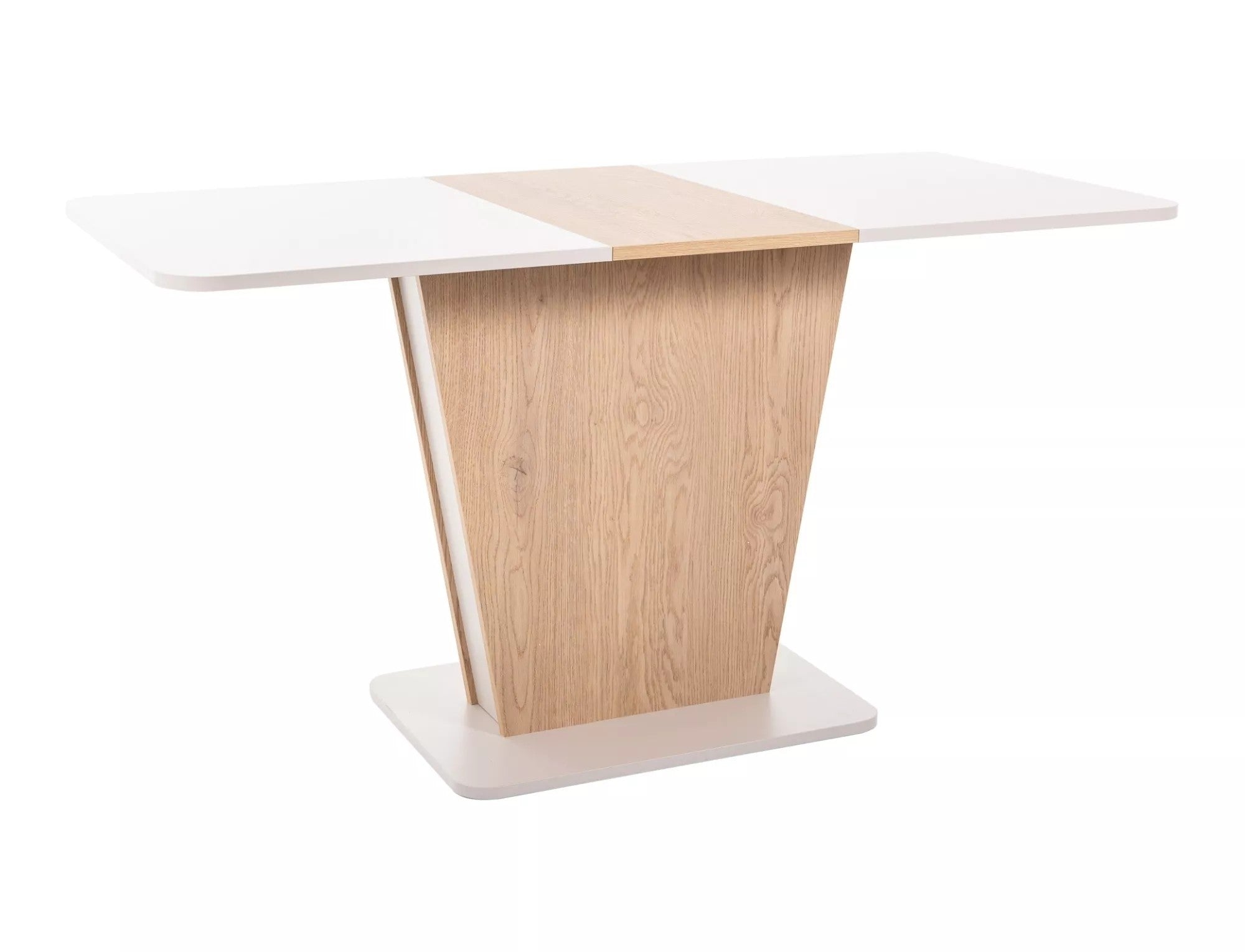 Masa extensibila CALIPSO, casmir/stejar, PAL laminat, 110/145x68x76 cm