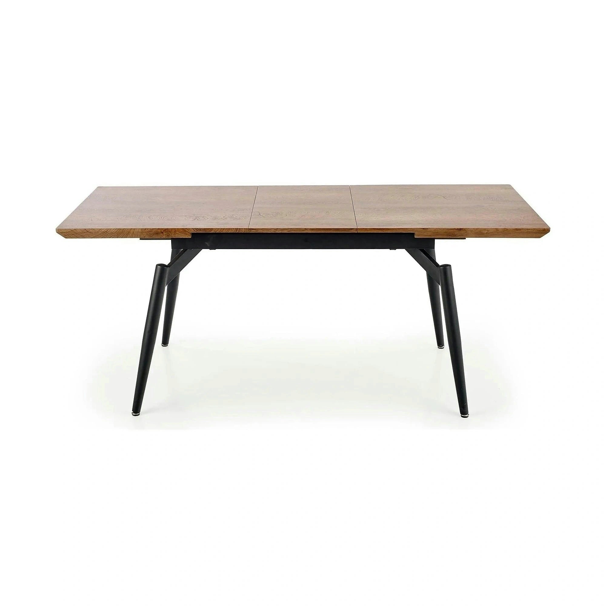 Masa extensibila CAMBELL, negru/stejar, 140/180x80x74 cm