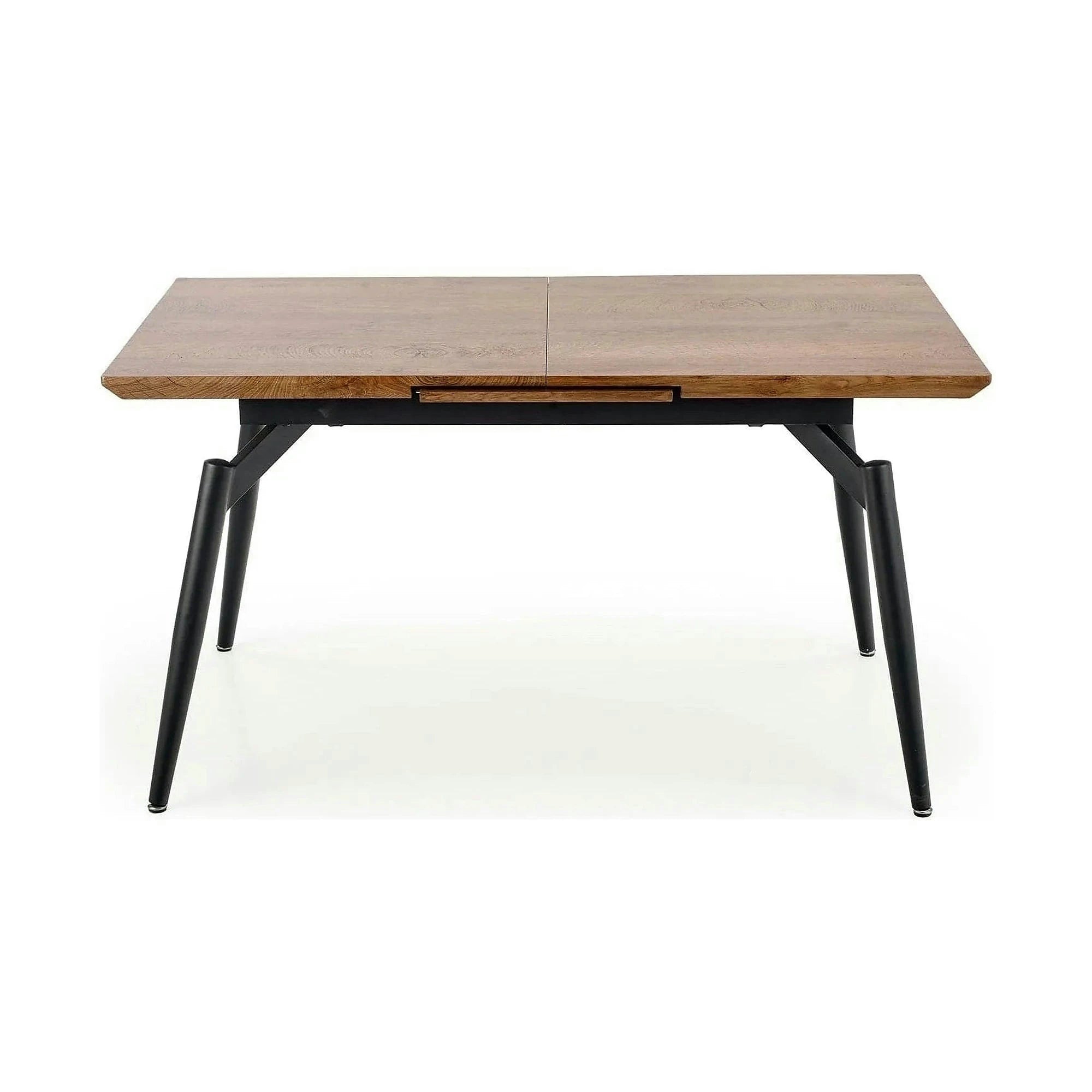 Masa extensibila CAMBELL, negru/stejar, 140/180x80x74 cm