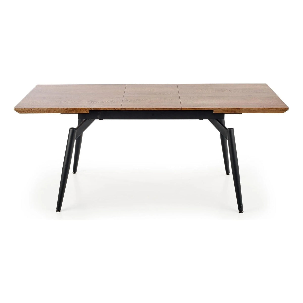 Masa extensibila CAMBELL, negru/stejar, 140/180x80x74 cm