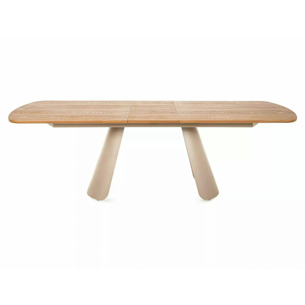 Masă extensibilă CANON, stejar/cașmir, furnir/metal/MDF, 200–240x100x76 cm