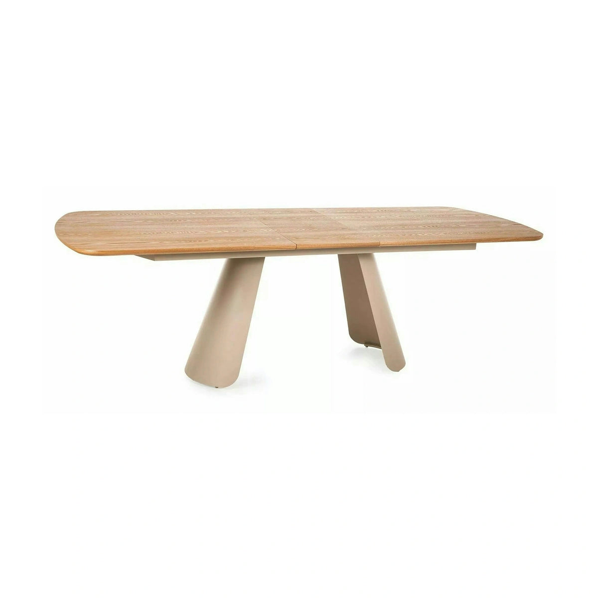 Masă extensibilă CANON, stejar/cașmir, furnir/metal/MDF, 200–240x100x76 cm
