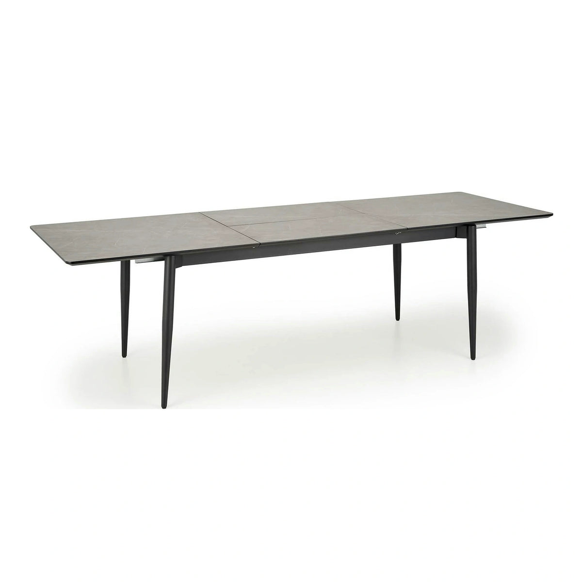 Masa extensibila CHARLES, gri/negru, 180/260x90x76 cm