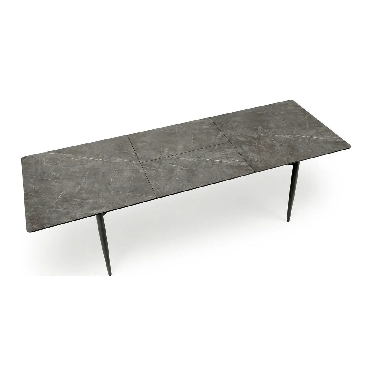 Masa extensibila CHARLES, gri/negru, 180/260x90x76 cm