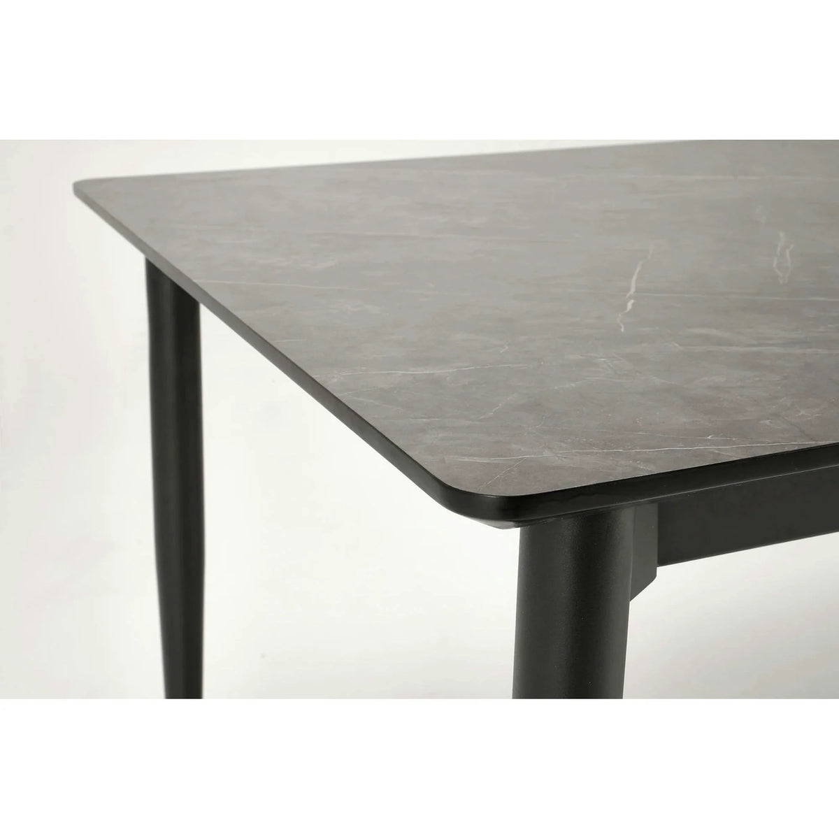 Masa extensibila CHARLES, gri/negru, 180/260x90x76 cm