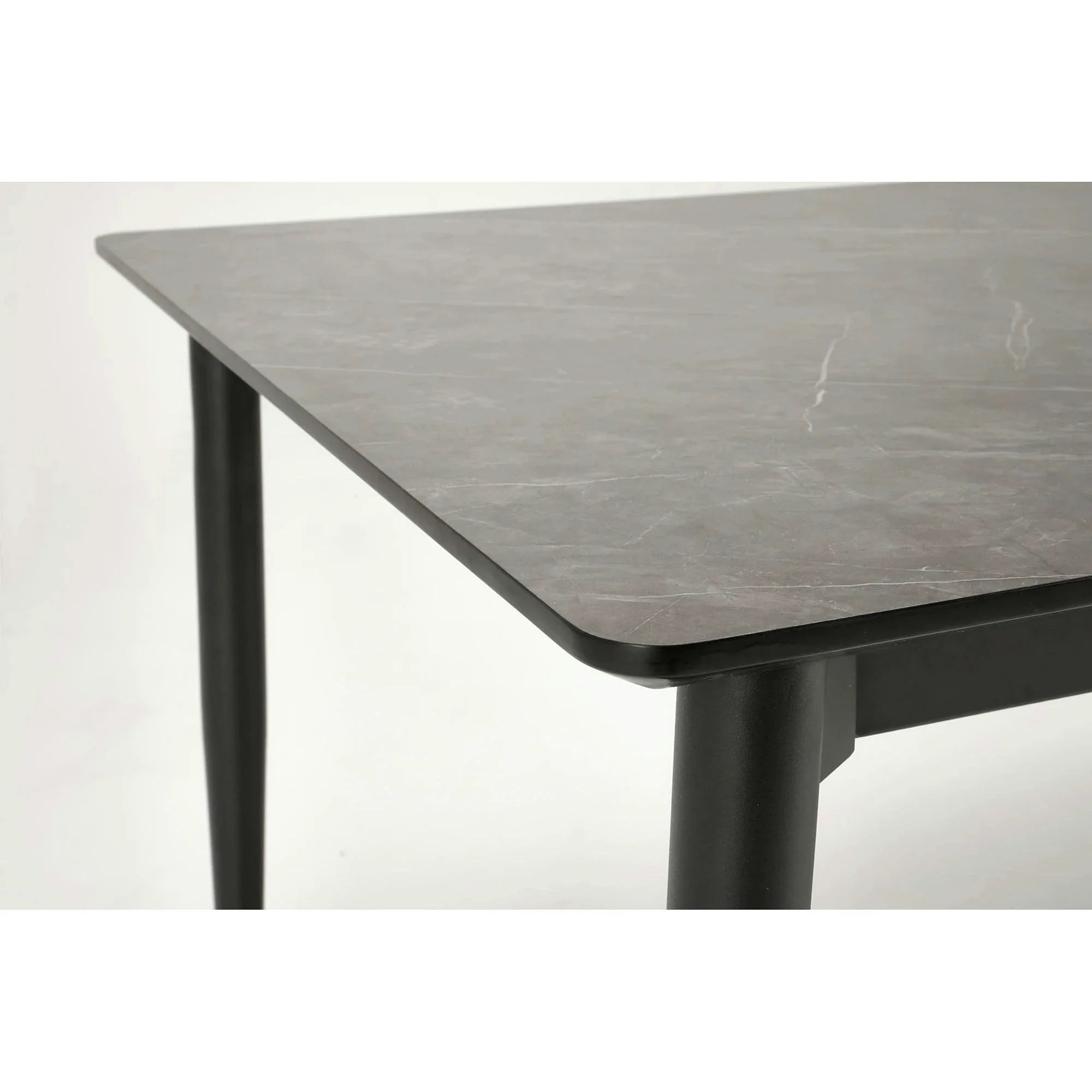 Masa extensibila CHARLES, gri/negru, 180/260x90x76 cm