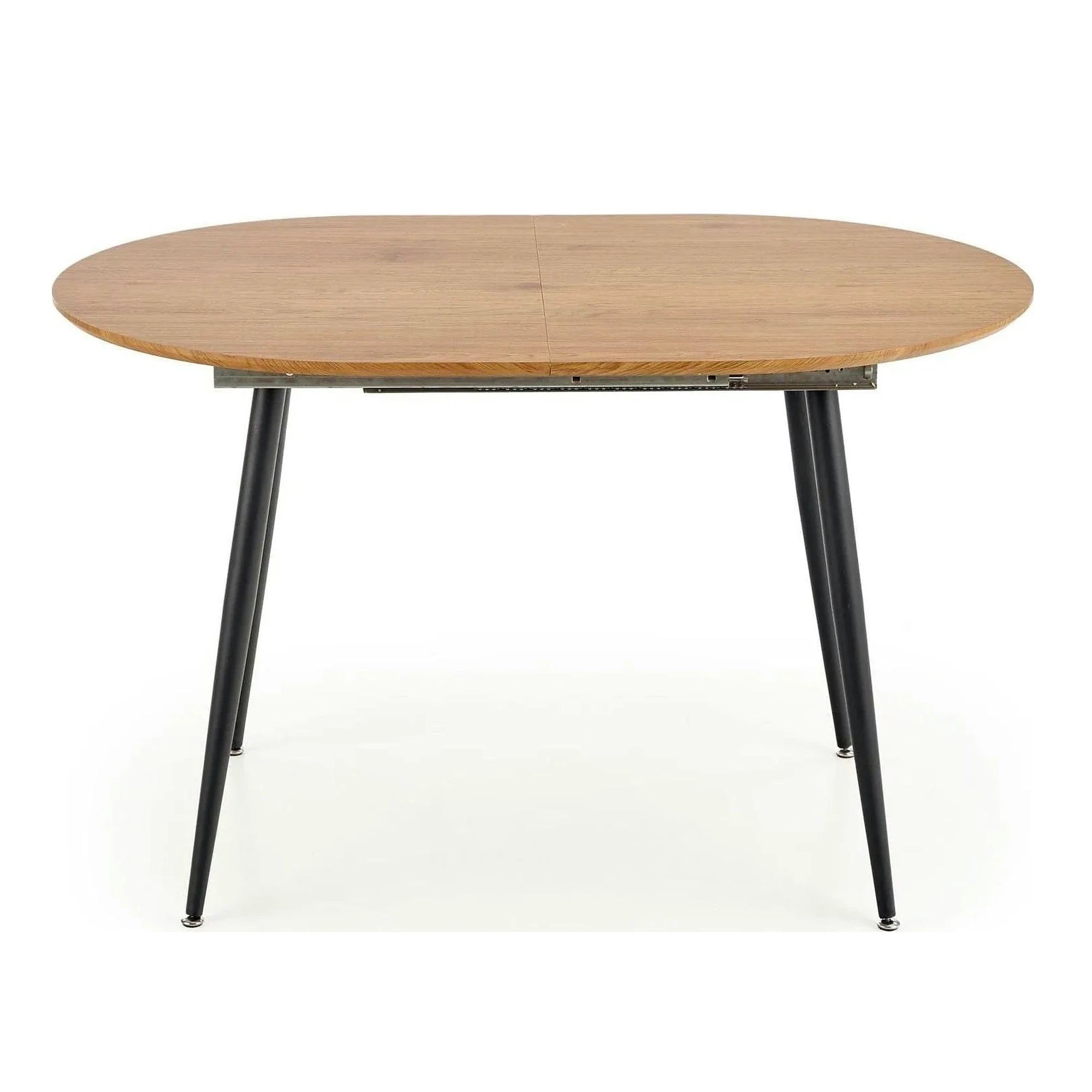 Masa extensibila COLORADO, stejar auriu/negru, 120/160x80x74 cm