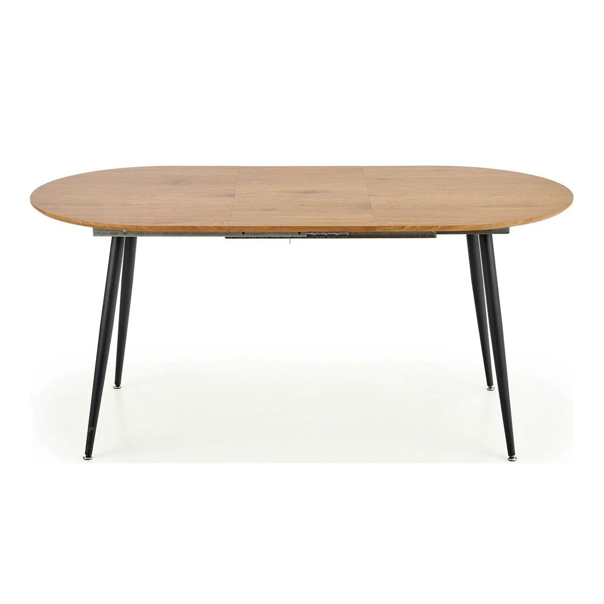 Masa extensibila COLORADO, stejar auriu/negru, 120/160x80x74 cm