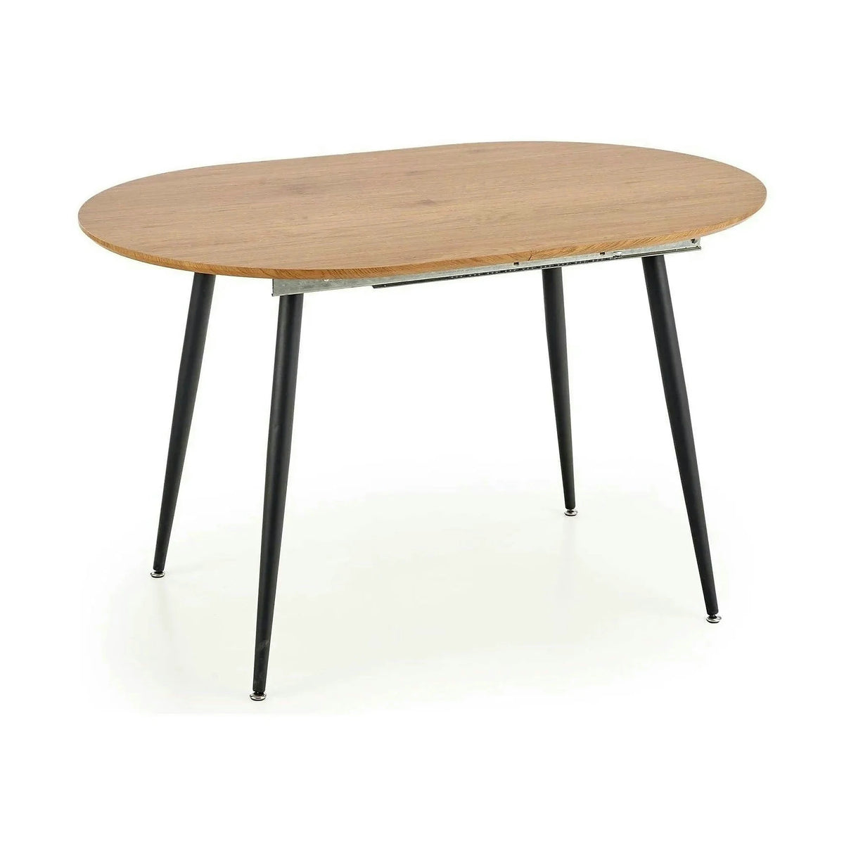 Masa extensibila COLORADO, stejar auriu/negru, 120/160x80x74 cm