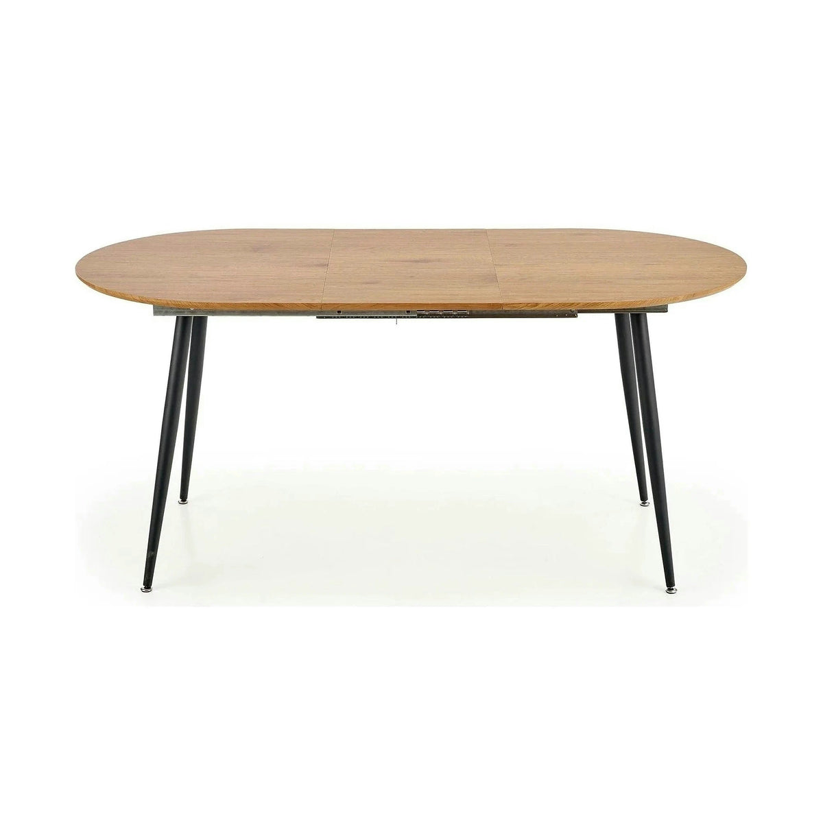Masa extensibila COLORADO, stejar auriu/negru, 120/160x80x74 cm